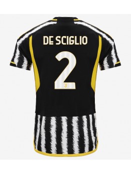 Juventus Mattia De Sciglio #2 Heimtrikot 2023-24 Kurzarm